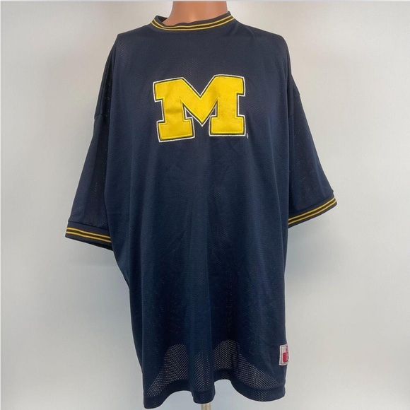 J Plus - University of Michigan Vintage Jersey - Size XXL - Picture 2 of 4